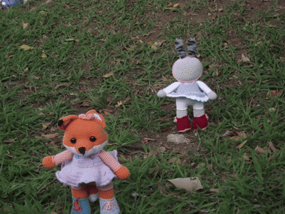 stop-motion bichinhos de pelucia